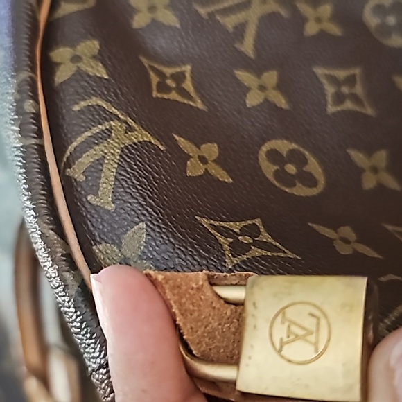 Louis Vuitton Logo Print Speedy 45 Handbag - Picture 9 of 16